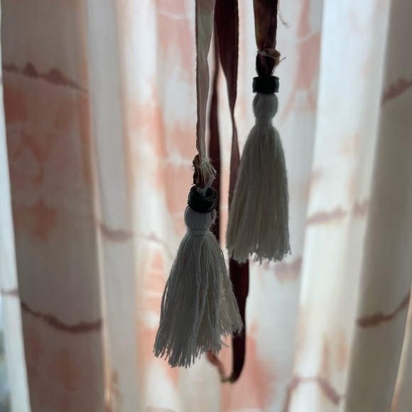 Anthropologie gypsy tie dye silk maxi dress size M - Picture 6 of 8